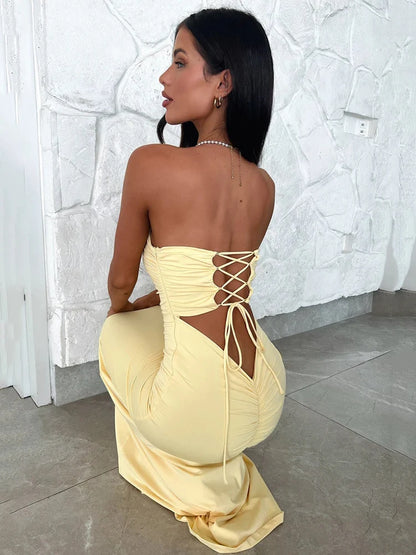 Elysian Glow Maxi Dress ✨