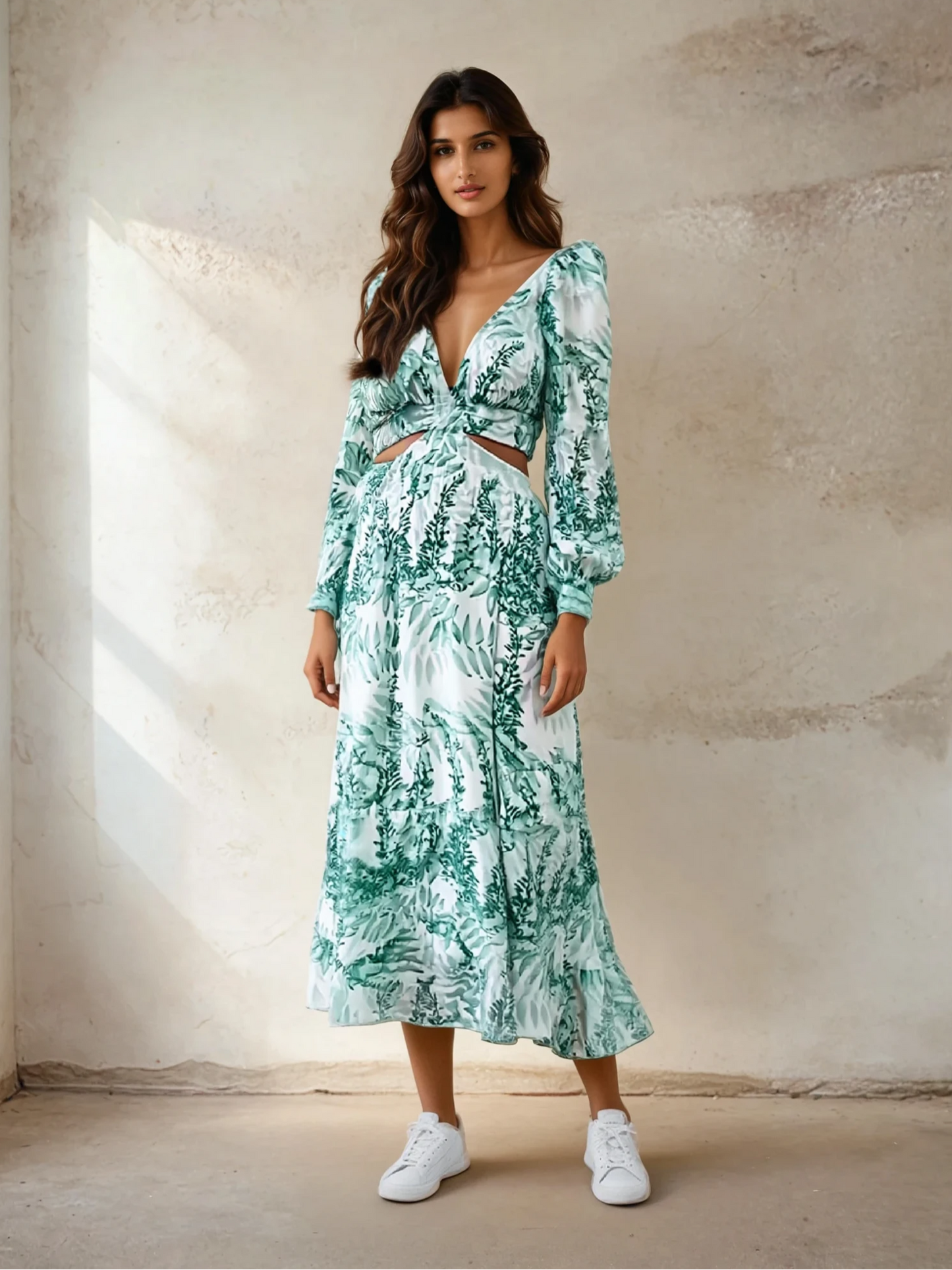 Daisy Desire - Elegant Long Sleeved Dress